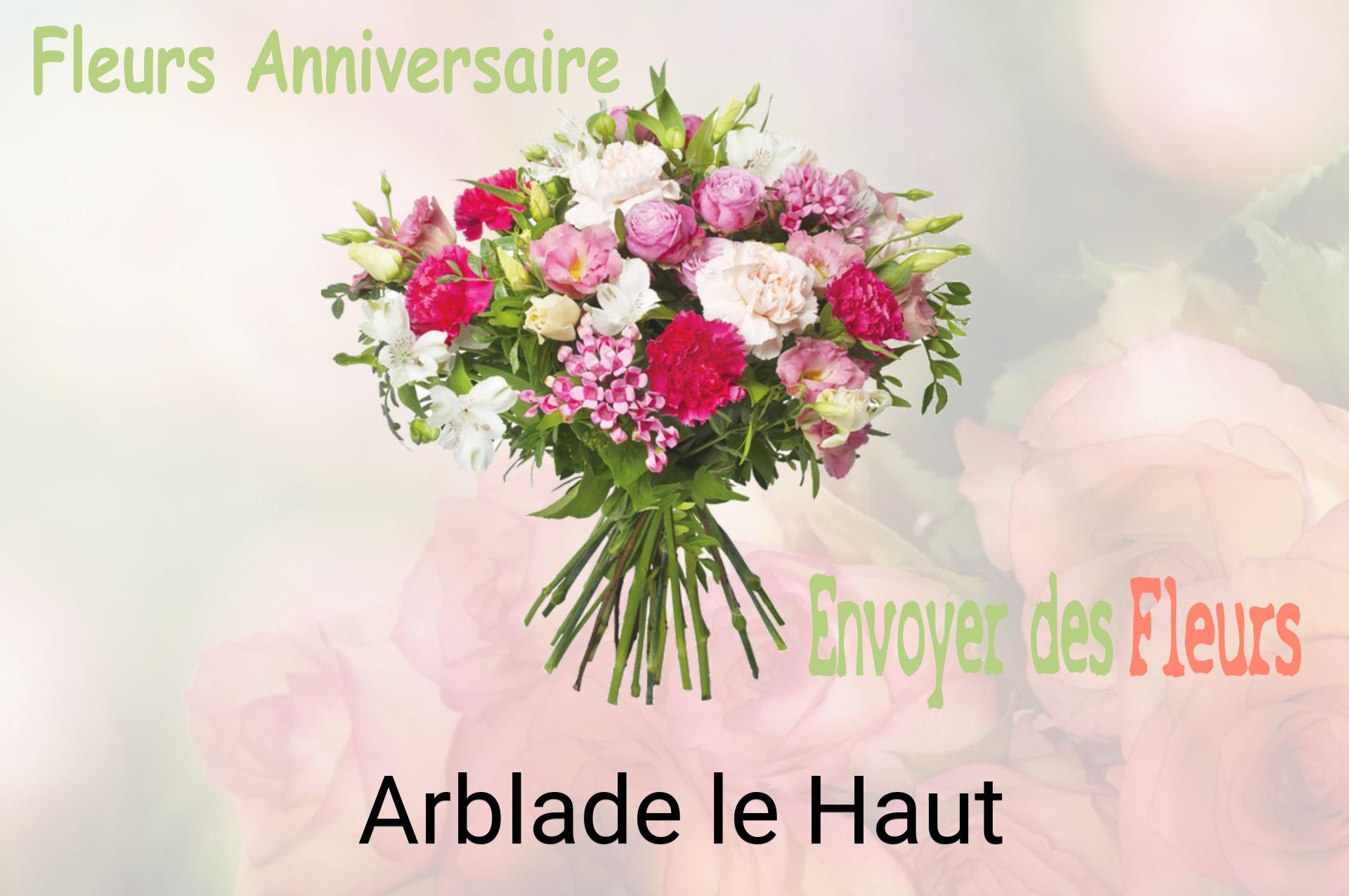 Bouquet de fleurs d’anniversaire livré à Arblade-le-Haut