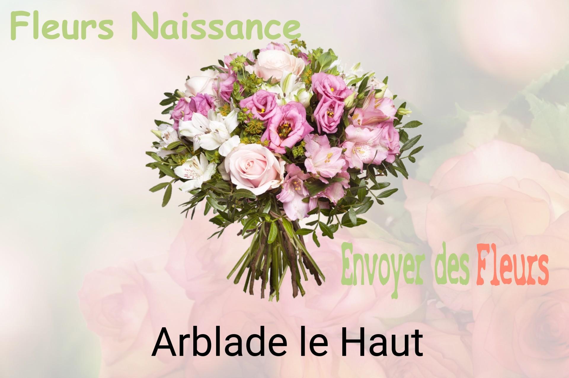 Bouquet de fleurs de naissance livré à Arblade-le-Haut